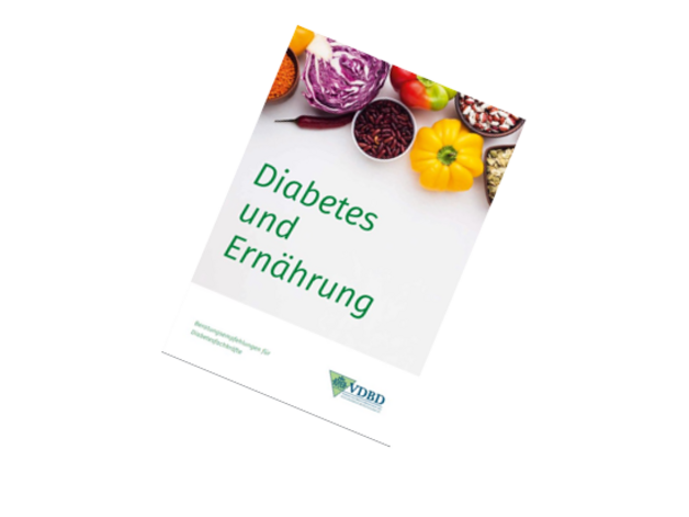 Deckblatt der Ernährungsbroschüre des VDBD